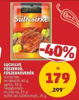 PENNY LUCULLUS FŰSZERSÓ, FŰSZERKEVERÉK ajánlat