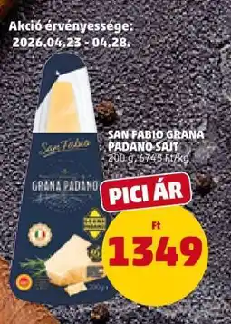 PENNY San Fabio Grana Padano Sajt ajánlat