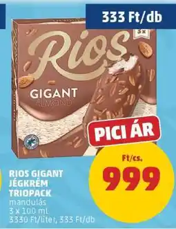 PENNY RIOS GIGANT JÉGKRÉM TRIOPACK ajánlat