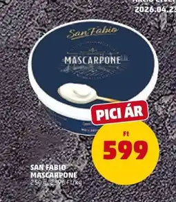 PENNY San Fabio Mascarpone ajánlat