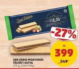 PENNY San Fabio Mogyorós Töltött Ostya ajánlat