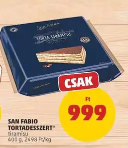 PENNY SAN FABIO TORTADESSZERT ajánlat