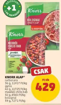 PENNY Knorr alap ajánlat