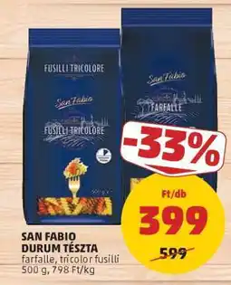 PENNY SAN FABIO DURUM TÉSZTA ajánlat