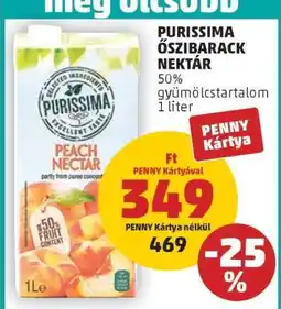 PENNY Purissima Őszibarack Nektár ajánlat