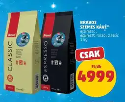 PENNY BRAVOS Szemes kávé ajánlat