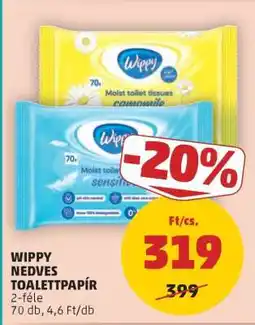PENNY Wippy Nedves Toalettpapír ajánlat