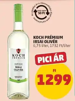 PENNY Koch Prémium Irsai Olivér ajánlat