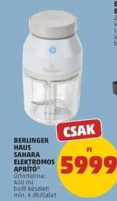 PENNY BERLINGER HAUS SAHARA ELEKTROMOS APRÍTÓ ajánlat