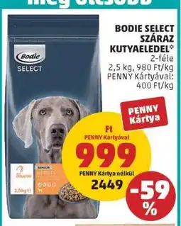 PENNY Bodie Select Száraz Kutyaeledel ajánlat