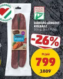 PENNY Dárdás Lángolt Kolbász ajánlat