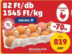 PENNY Mélyalmos Tojás ajánlat
