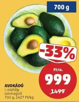 PENNY Avokádó ajánlat