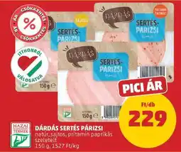 PENNY Dárdás Sertés Párizsi ajánlat