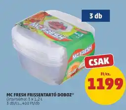 PENNY MC FRESH FRISSENTARTÓ DOBOZ ajánlat