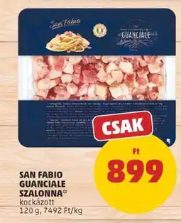 PENNY San Fabio Guanciale Szalonna ajánlat