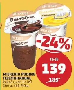 PENNY Milkeria Puding Tejszínhabbal ajánlat