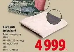 Lidl Livarno Ágytakaró ajánlat