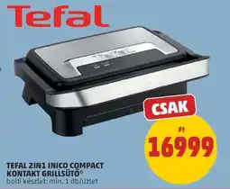 PENNY TEFAL 2IN1 INICO COMPACT KONTAKT GRILLSÜTŐ ajánlat