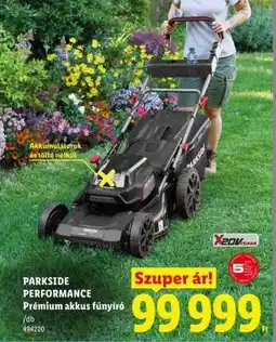 Lidl PARKSIDE PERFORMANCE ajánlat