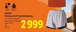 Lidl CRIVIT Prémium férfi futó rövidnadrág ajánlat
