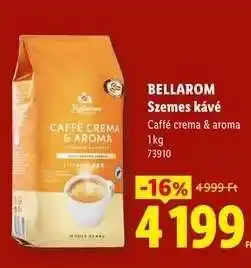 Lidl Bellarom Szemes kávé ajánlat