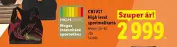 Lidl CRIVIT High Level sportmelltartó ajánlat