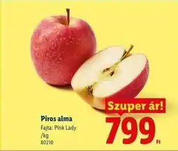 Lidl Piros alma ajánlat