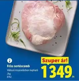 Lidl Friss sertéscomb ajánlat