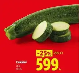 Lidl Cukkini ajánlat