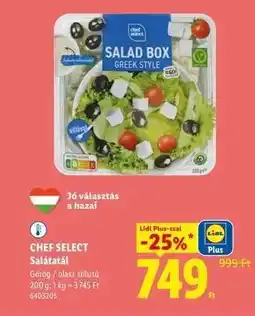 Lidl Chef Select Salátatál ajánlat
