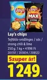 Lidl LAY’S Chips ajánlat