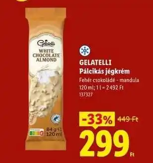 Lidl GELATELLI Pálcikás jégkrém ajánlat