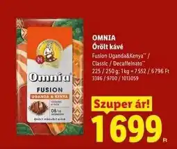Lidl OMNIA őrölt kávé ajánlat