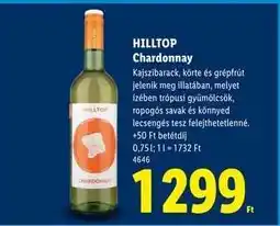Lidl HILLTOP CHARDONNAY ajánlat