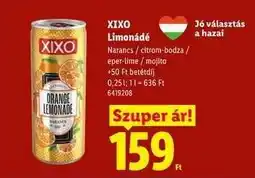 Lidl XIXO Limonáde ajánlat