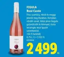 Lidl FIGULA ROSÉ CUVÉE ajánlat