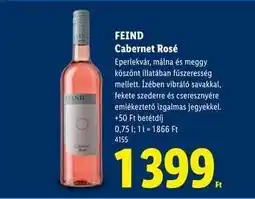 Lidl FEIND Cabernet Rosé ajánlat