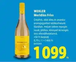 Lidl Wekler Meridián Friss ajánlat