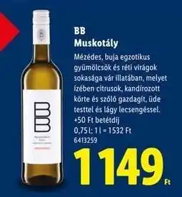 Lidl BB Muskotály ajánlat