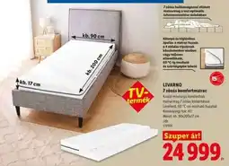 Lidl Livarno 7 zónás komfortmatrac ajánlat