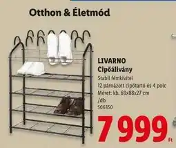 Lidl Livarno Cipőállvány ajánlat