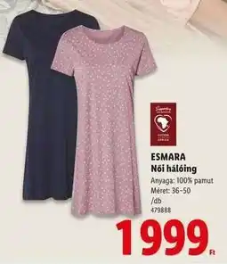 Lidl ESMARA ajánlat