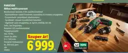 Lidl PARKSIDE Akkus multicsavarozó ajánlat