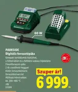 Lidl PARKSIDE Digitális forrasztópáka ajánlat