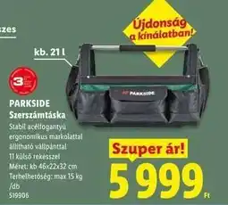 Lidl PARKSIDE Szerszámtáska ajánlat