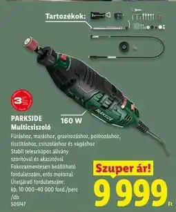 Lidl PARKSIDE Multicsiszoló ajánlat