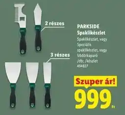 Lidl PARKSIDE Spaklikészlet ajánlat