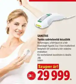 Lidl SANITAS ajánlat