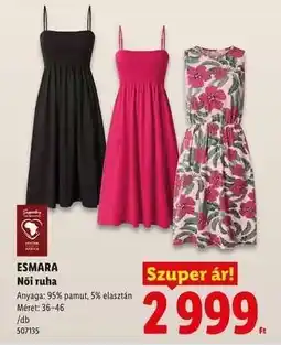 Lidl ESMARA ajánlat